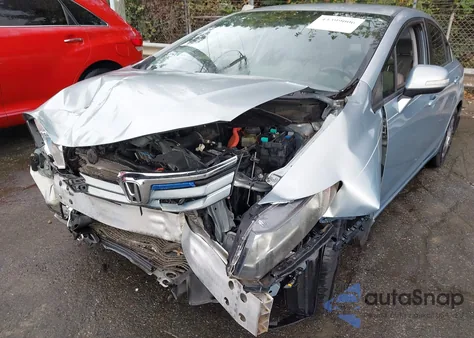 2012 Honda Civic Hybrid из США, поврежденный, VIN JHMFB4F35CS001309